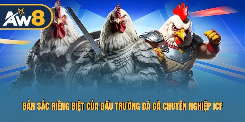 Bản sắc nổi bật của sảnh đá gà chuyên nghiệp ICF