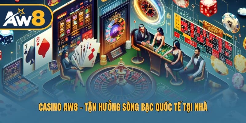 Casino AW8 - Tận hưởng sòng bạc quốc tế tại nhà