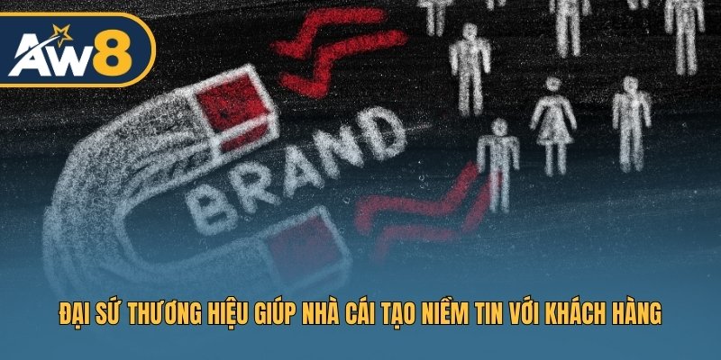 Đại sứ thương hiệu giúp nhà cái tạo niềm tin với khách hàng