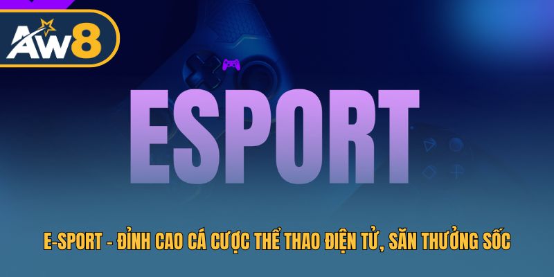 E-SPORT - Trải Nghiệm Cá Cược Thể Thao Điện Tử Kịch Tính