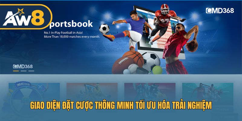 Trải nghiệm đặt cược tại CMD Sports mượt mà và trực quan