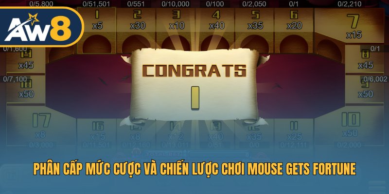 Phân cấp mức cược và chiến lược chơi Mouse Gets Fortune