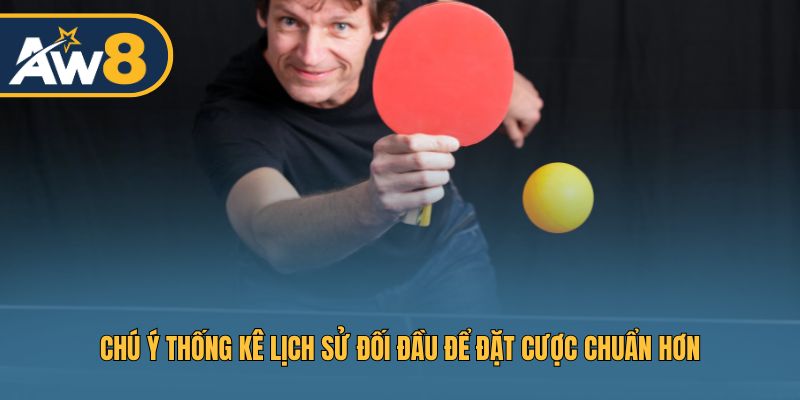 Chú ý thống kê lịch sử đối đầu để đặt cược chuẩn hơn Chú ý thống kê lịch sử đối đầu để đặt cược chuẩn hơn