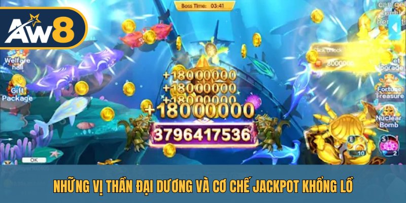 Những vị thần đại dương và cơ chế Jackpot khổng lồ