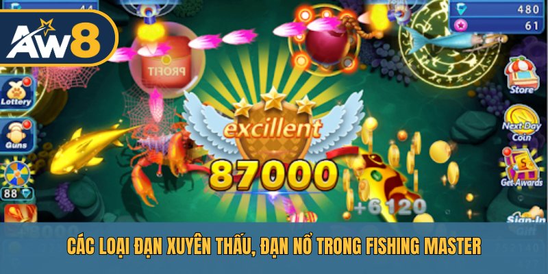 Đa dạng vũ khí giúp săn cá nhanh chóng và chuẩn xác