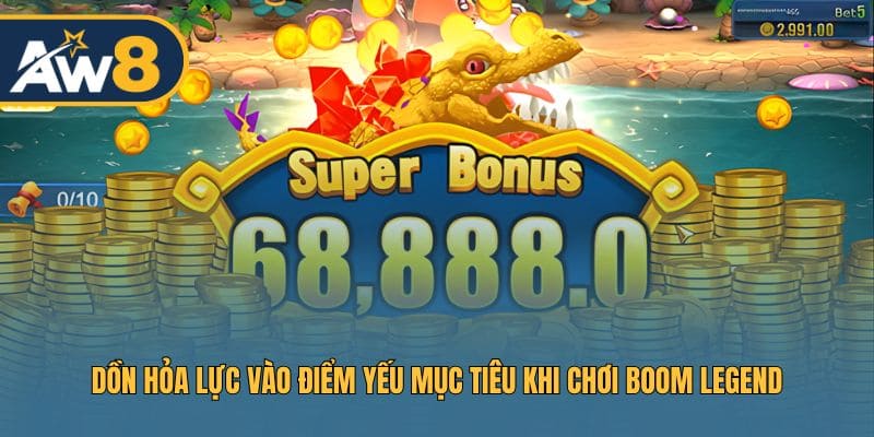 Slot Boom Legend – Dồn lực bắn trúng điểm yếu để thắng lớn