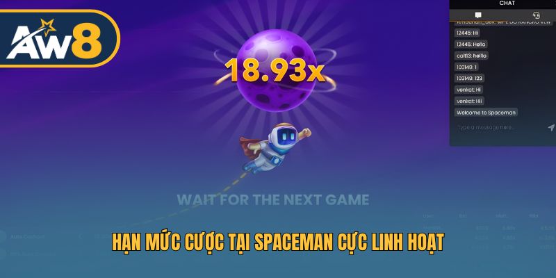 Hạn mức cược tại Spaceman cực linh hoạt Hạn mức cược tại Spaceman cực linh hoạt