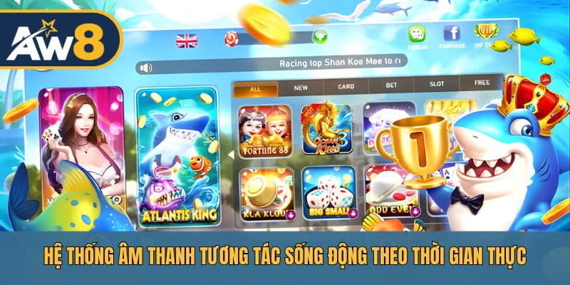 Âm thanh chân thực tạo cảm giác như đang giữa đại dương