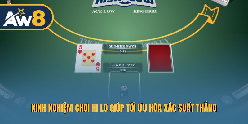 Kinh nghiệm chơi Hi Lo giúp tối ưu hóa xác suất thắng