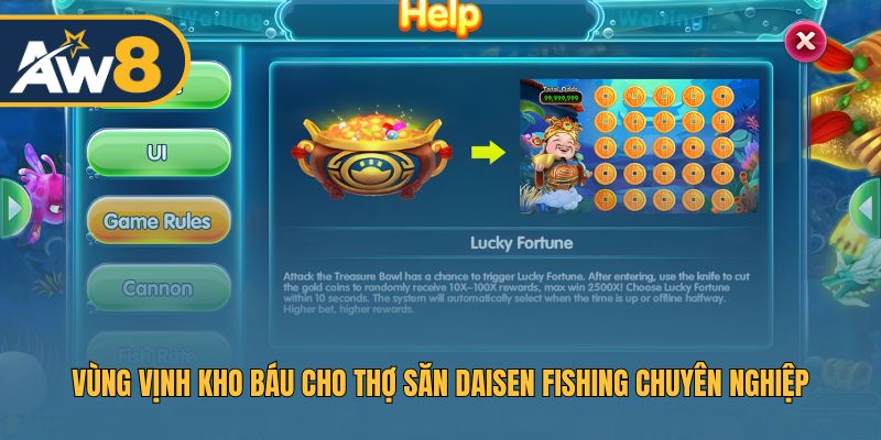 Slot Daisen Fishing – Vùng vịnh kho báu cho cao thủ bắn cá