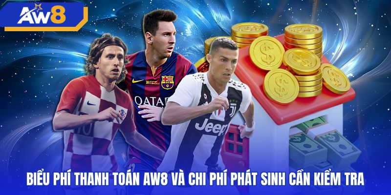 Biểu phí giao dịch minh bạch theo quy định rút tiền AW8