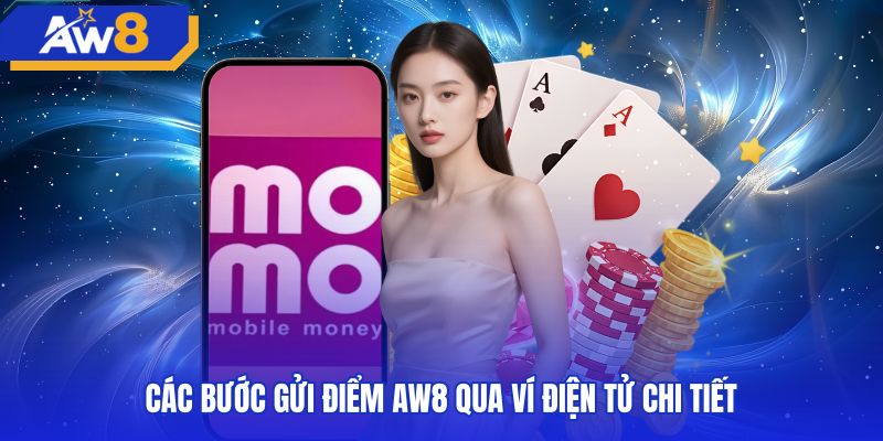 Quy trình thao tác nạp tiền AW8 momo qua mã QR