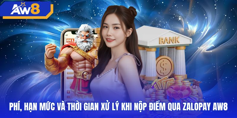 Thông tin hạn mức và thời gian nạp tiền AW8 zalopay