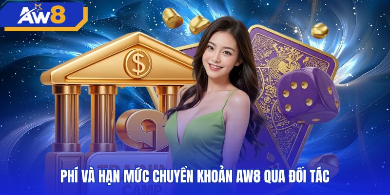 Bảng biểu phí cùng hạn mức rút tiền AW8 ngân hàng