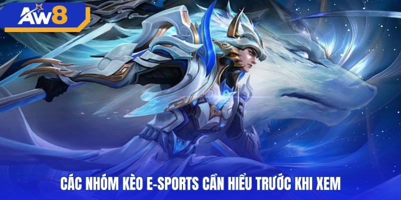 Các nhóm thị trường cược phổ biến tại bảng kèo esports bull