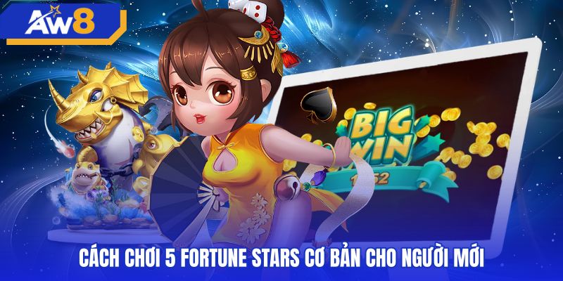 Hướng dẫn thao tác vòng quay tựa game 5 fortune stars