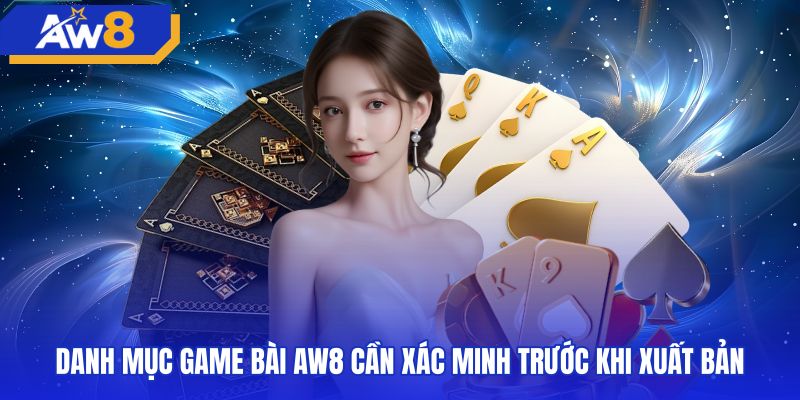 Danh mục trò chơi đối kháng trong sảnh game bài AW8