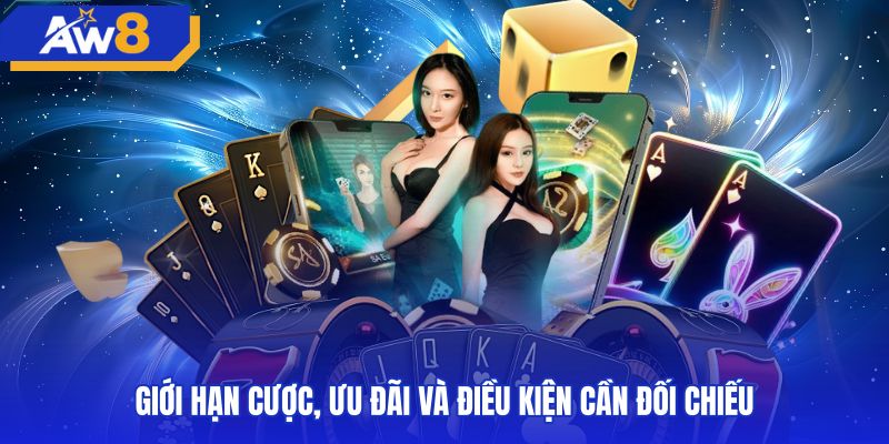 Thông số hạn mức cược và vòng cược khuyến mãi MT live