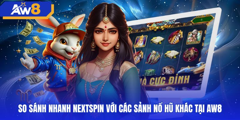 Đặc trưng giao diện sảnh game nextspin so với đối tác khác