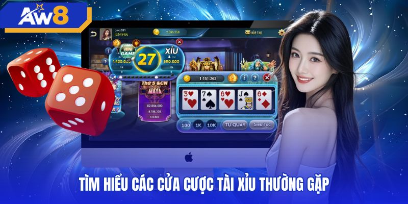 Các nhóm cửa đặt và tỷ lệ trả thưởng tài xỉu