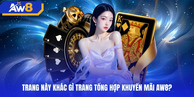 Bảng so sánh trang khuyến mãi và tài liệu an toàn AW8